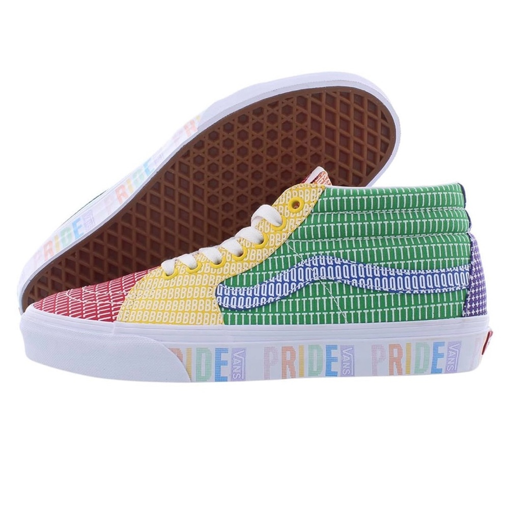 Vans Colorful Patterned High-Tops - Picture 3 of 9